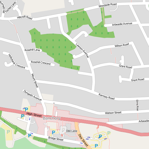 map of Banchory
