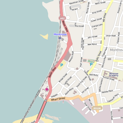 map of Montrose